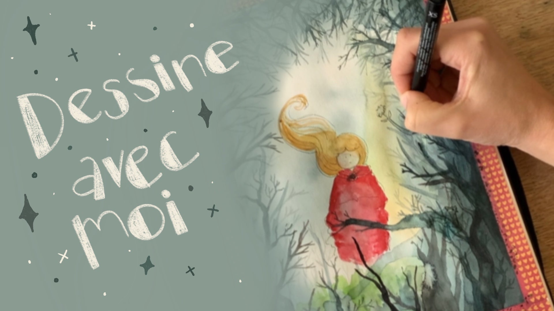 Comment peindre à l’aquarelle de façon intuitive | Technique du flow
