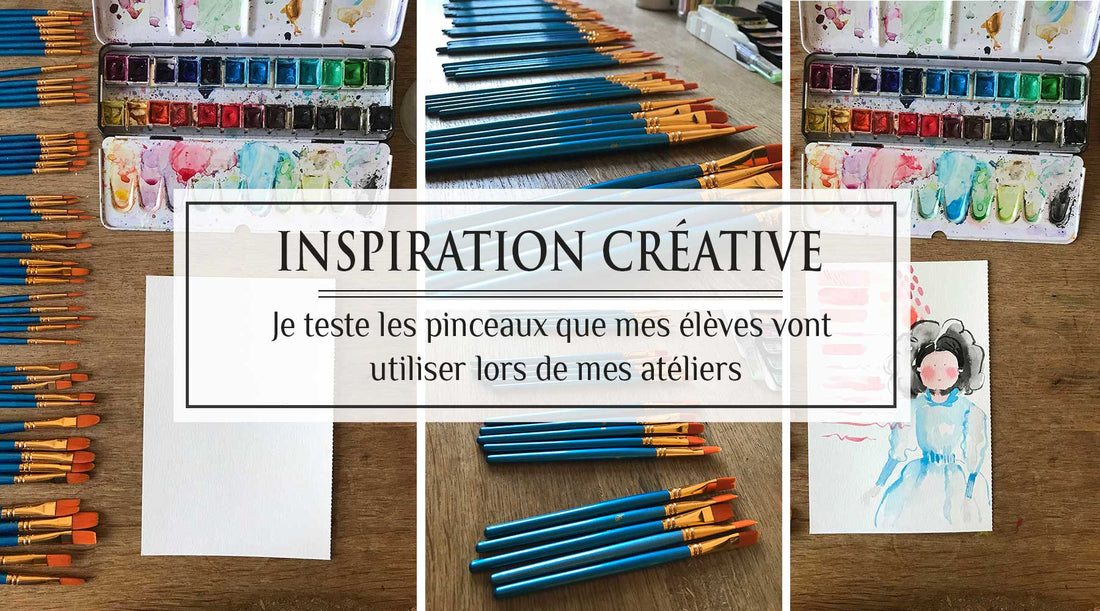 [Inspiration créative] Test pinceaux