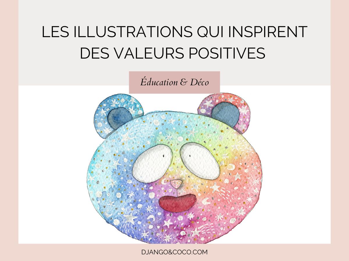 ours aquarelle etoiles