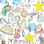 Affiche l'Alphabet des Princesses