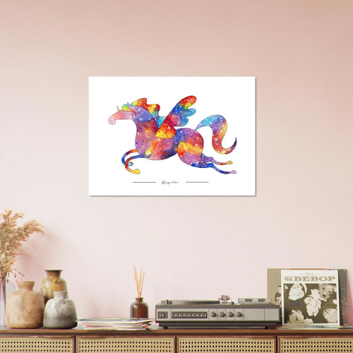 Affiche Enfant la Licorne des Etoiles